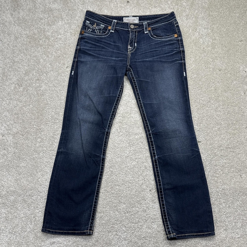 Big Star Women's High Rise Jeans - Dark Blue